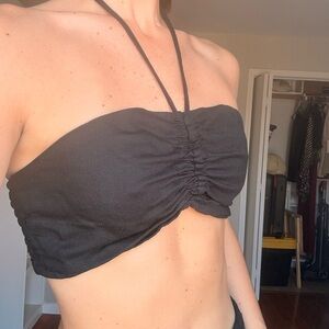Black Halter Top